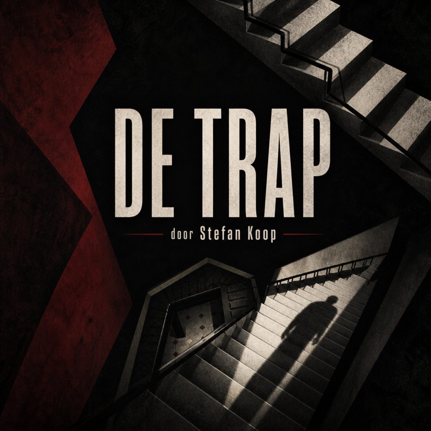 De Trap: donkere trap met een silhouet